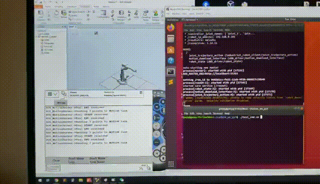 IRB2600 moving in RobotStudio